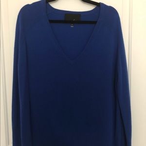 Blue V Neck Sweater